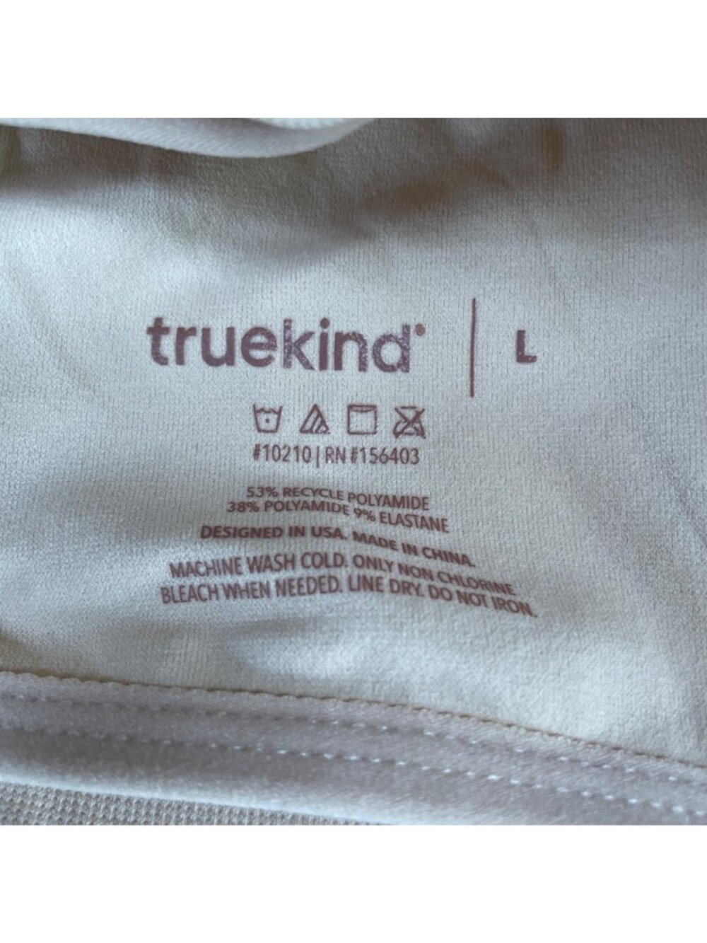 Truekind® Supportive Comfort Wireless Shaping Bra Chai Tan Sz LG 10210 - Picture 6 of 7